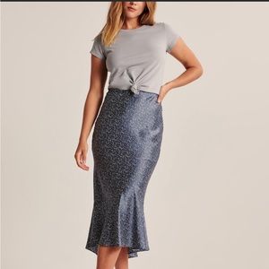 Abercrombie and Fitch satin midaxi skirt